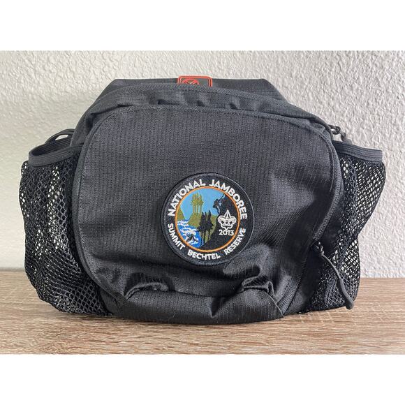 2013 National Jamboree‎ Summit Bechtel Reserve Black Fanny Pack Waist Bag BSA - Picture 3 of 12